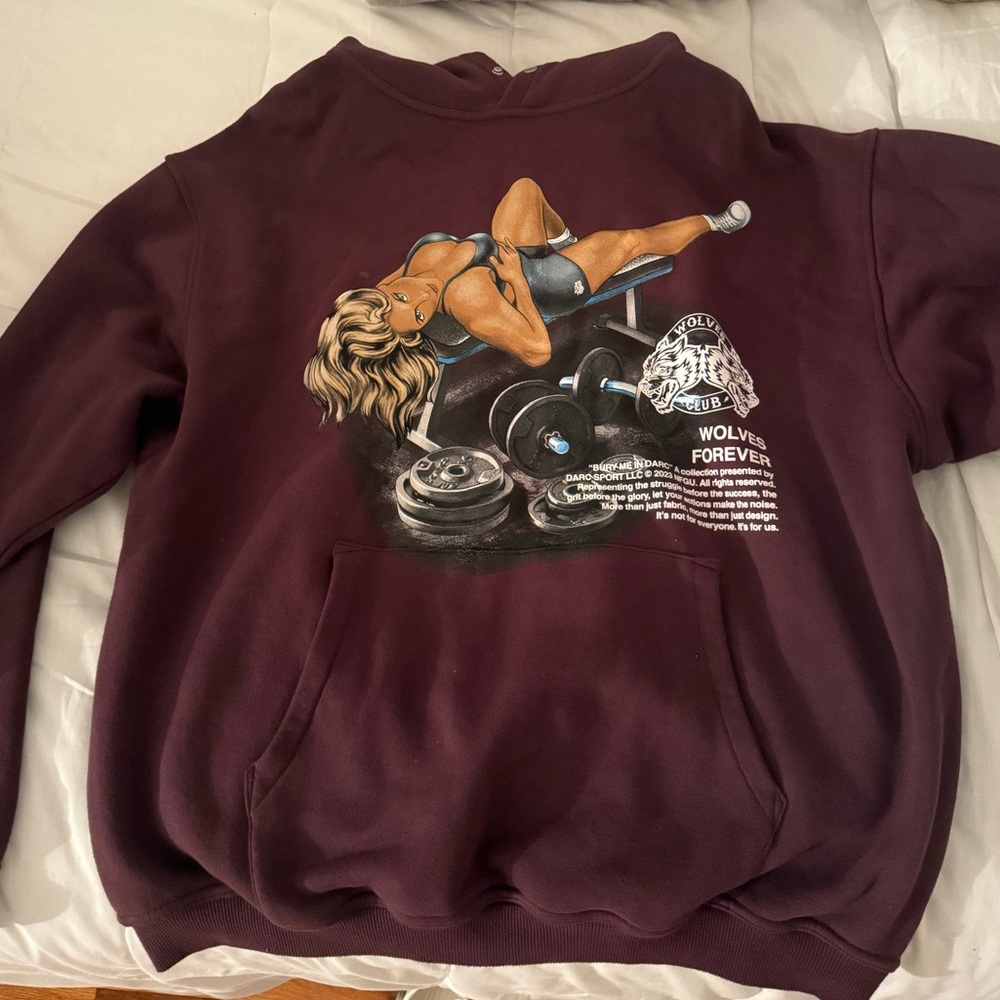 Darc Sport Maroon Hoodie